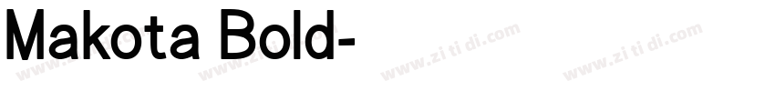 Makota Bold字体转换